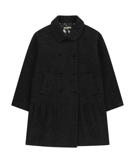 COY DOUBLE COAT CHARCOAL
