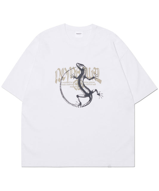 LIZARD T-SHIRT - WHITE