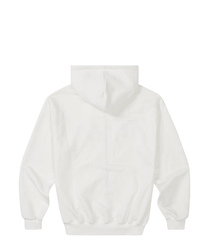 Cross Hotfix Hooded Zip-up in / White