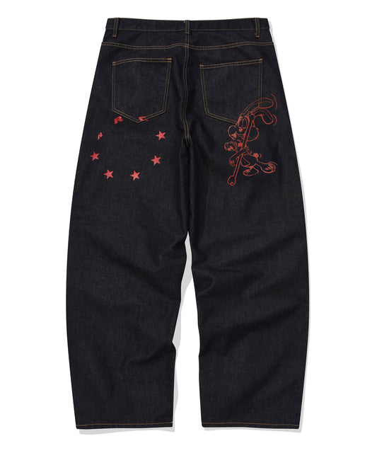 LIL RABBIT DENIM [RAW INDIGO]
