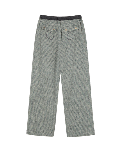 ANGEL STRIPE PANTS [GREY]