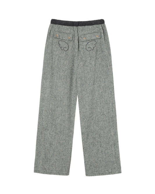 ANGEL STRIPE PANTS [GREY]