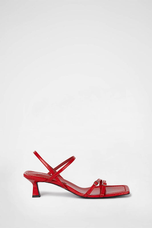 SLICK BASIC SANDALS / RED