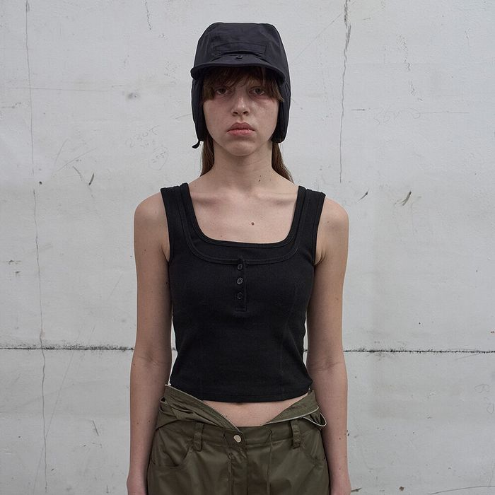 DOUBLE LAYERED TANK TOP / 3 Color 