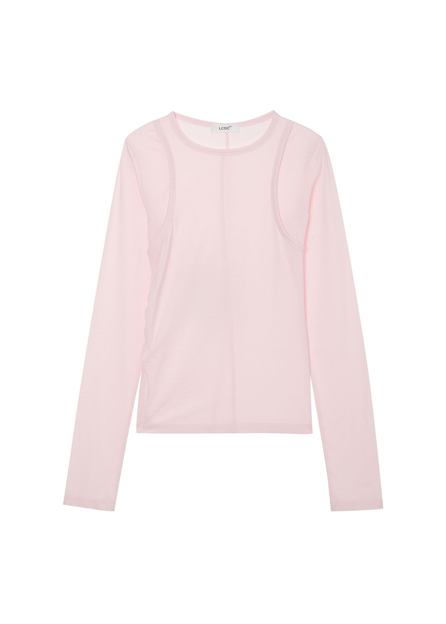 LAYERED LONG SLEEVE JERSEY TOP / 3 Color