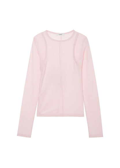 LAYERED LONG SLEEVE JERSEY TOP / 3 Color