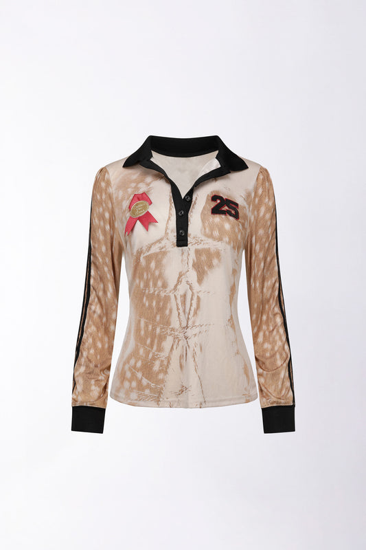 Rudolph Jersey Tee Brown