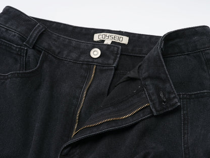 ROUND POCKET CARGO JEANS / 2 Color