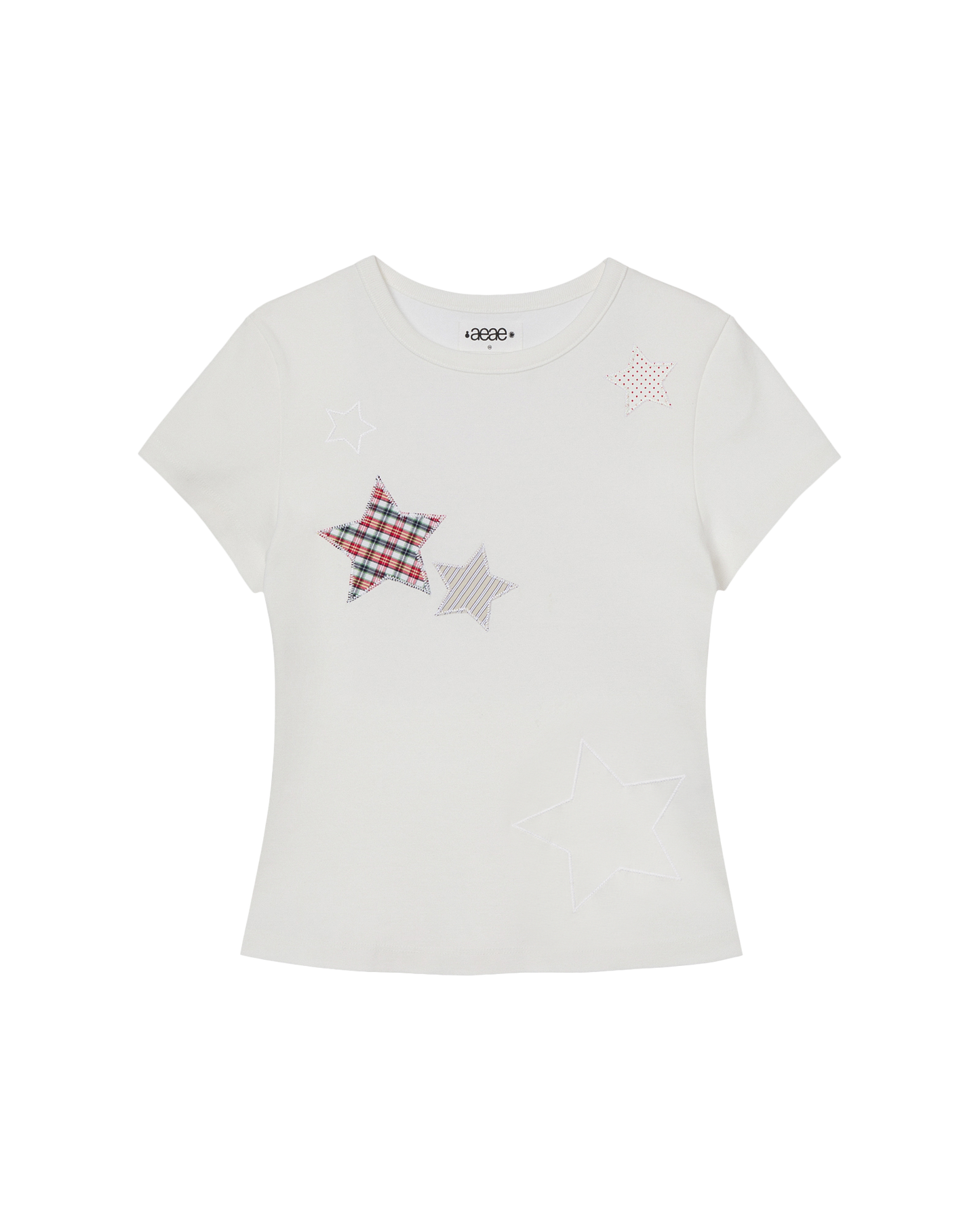 [5/26 예약발송] CHECK STAR TEE [WHITE]