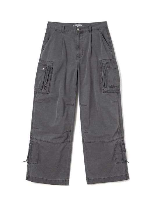 Washed Multi Cargo Pants [Vintage Purple]
