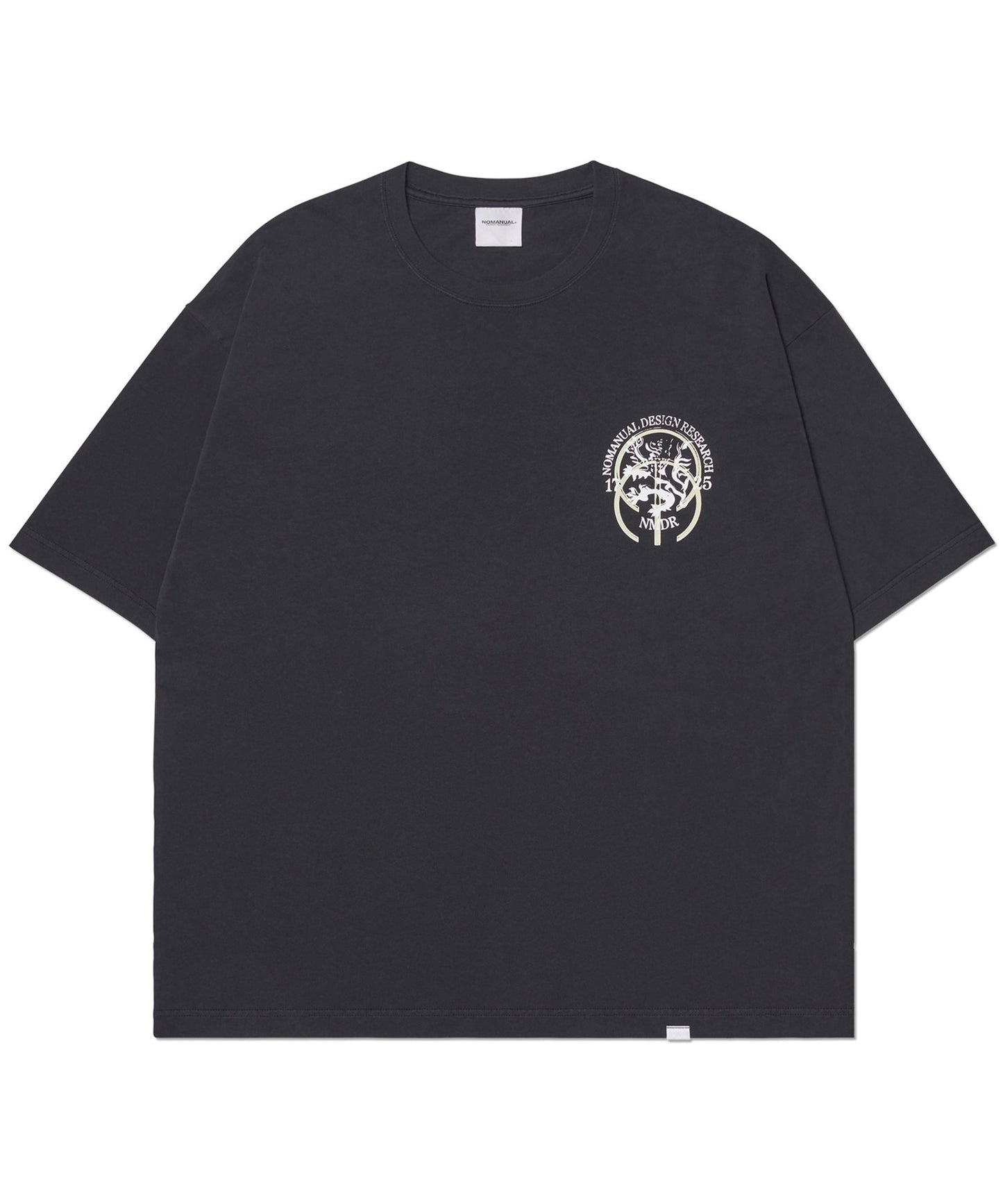 NM HERALDRY T-SHIRT - WASHED BLACK