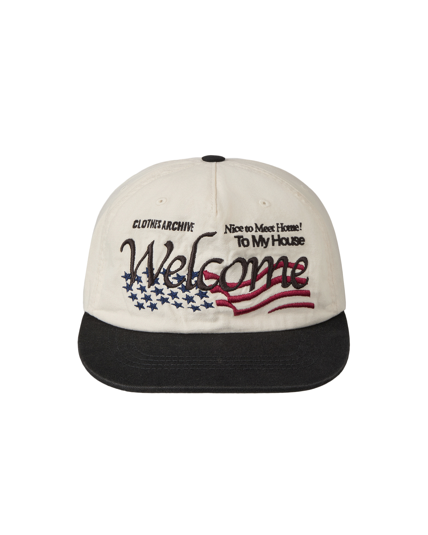 WELCOME WASHED CAP [ECRU]