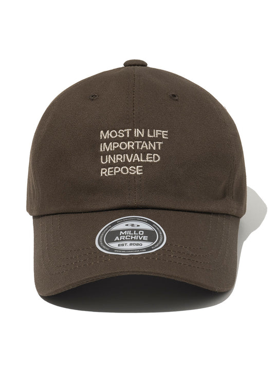 Repose Signature Ball Cap [Cocoa]