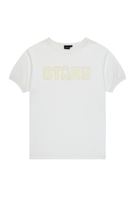 OTAKU Boucle Ringer Top (White)