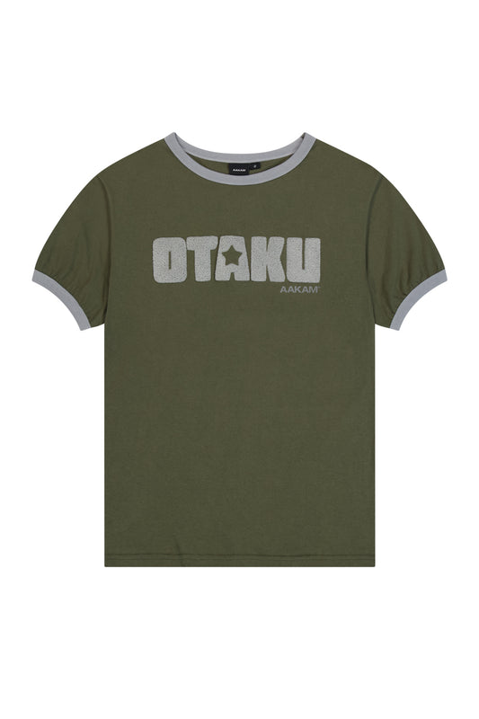 OTAKU Boucle Ringer Top (Khaki)