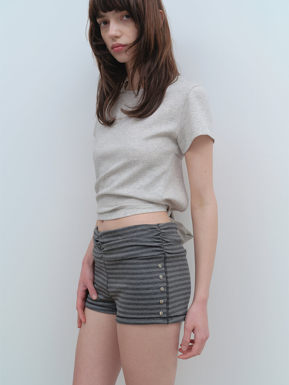 Jersey Micro Shorts [Charcoal]