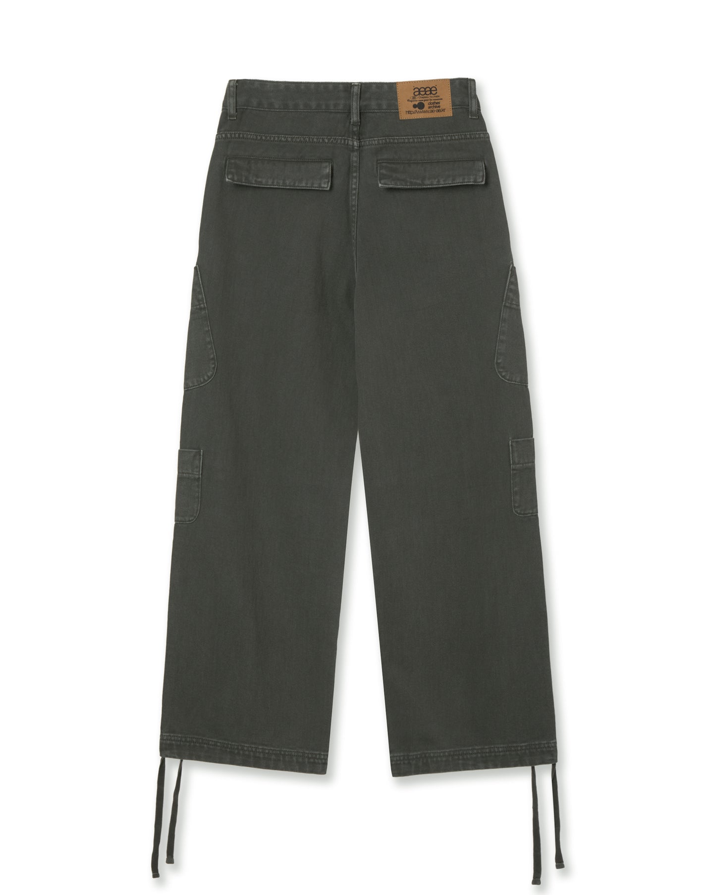 CARGO DENIM PANTS [CHARCOAL]