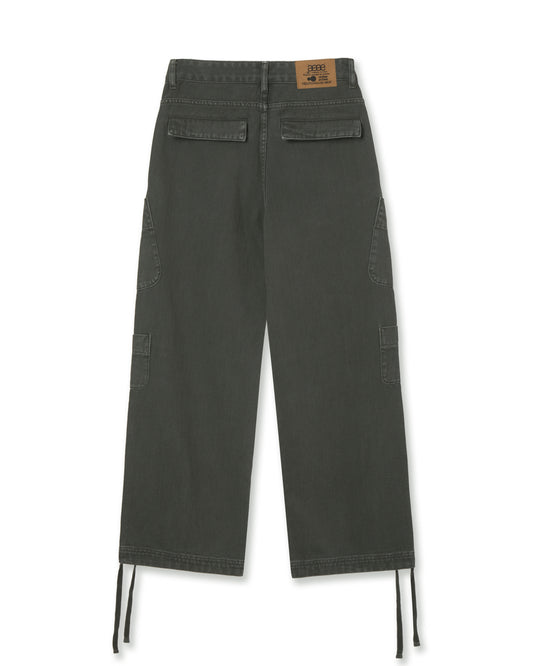 CARGO DENIM PANTS [CHARCOAL]