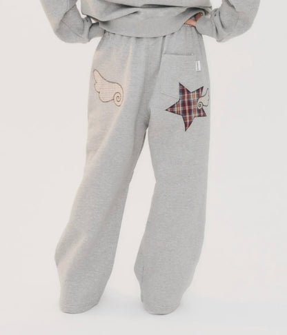 Angel Star Patch Sweatpants