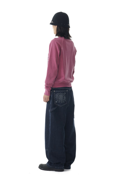 Needlework Carpenter Denim Pants (Blue)