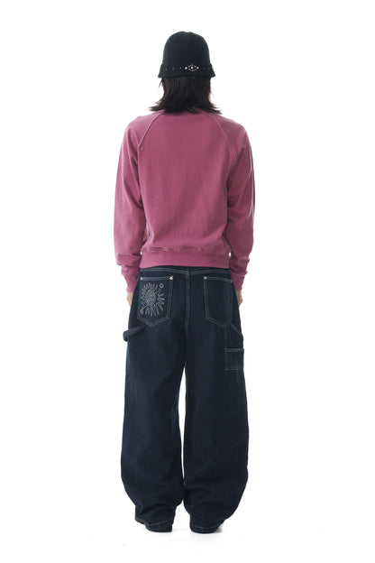Needlework Carpenter Denim Pants (Blue)