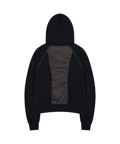 PUCKERING HOOD ZIP-UP / 2 Color