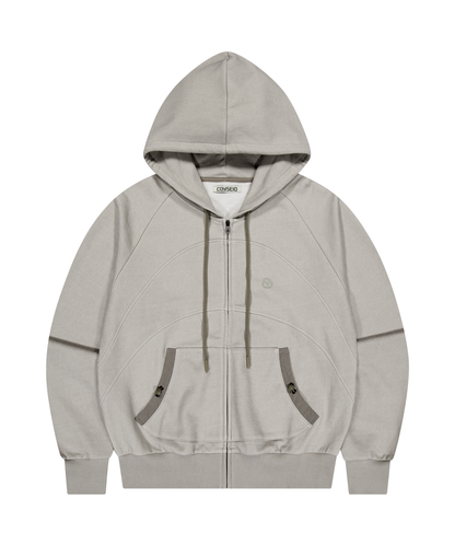 STRING POCKET HOOD ZIP-UP / 3 Color