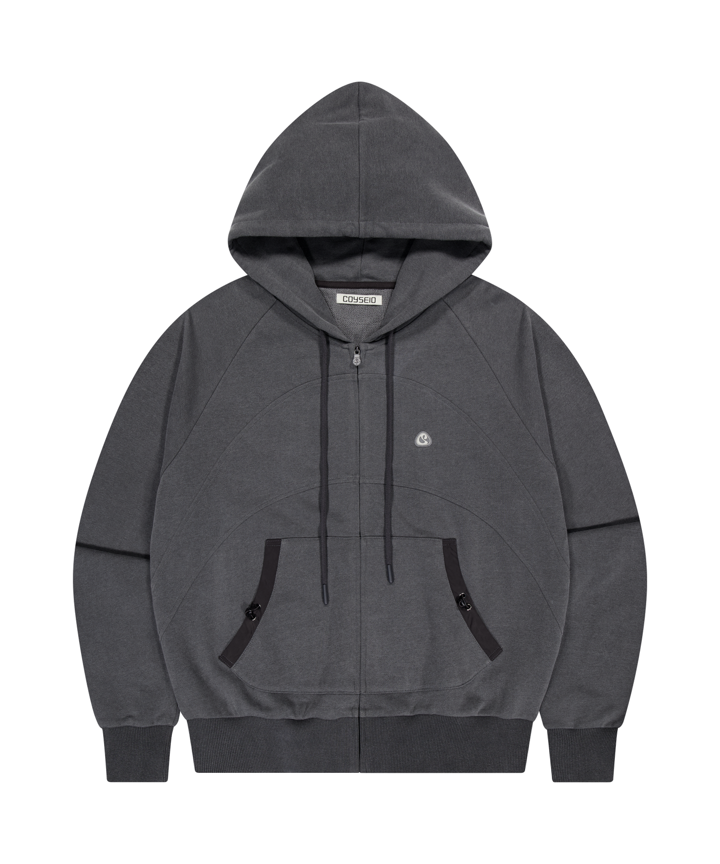 STRING POCKET HOOD ZIP-UP / 3 Color