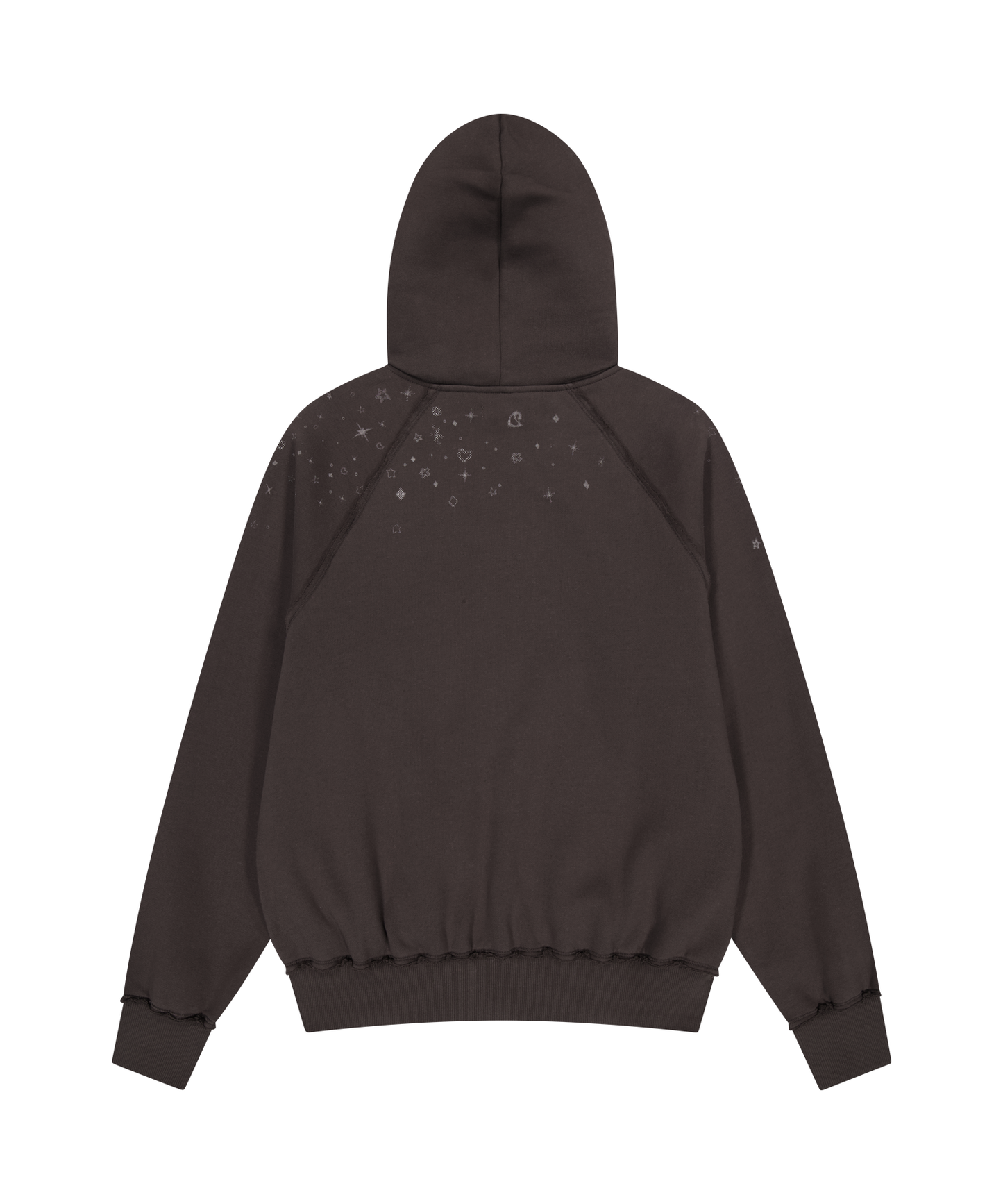 TWINKLE HOOD ZIP-UP MELANGE / 3 Color