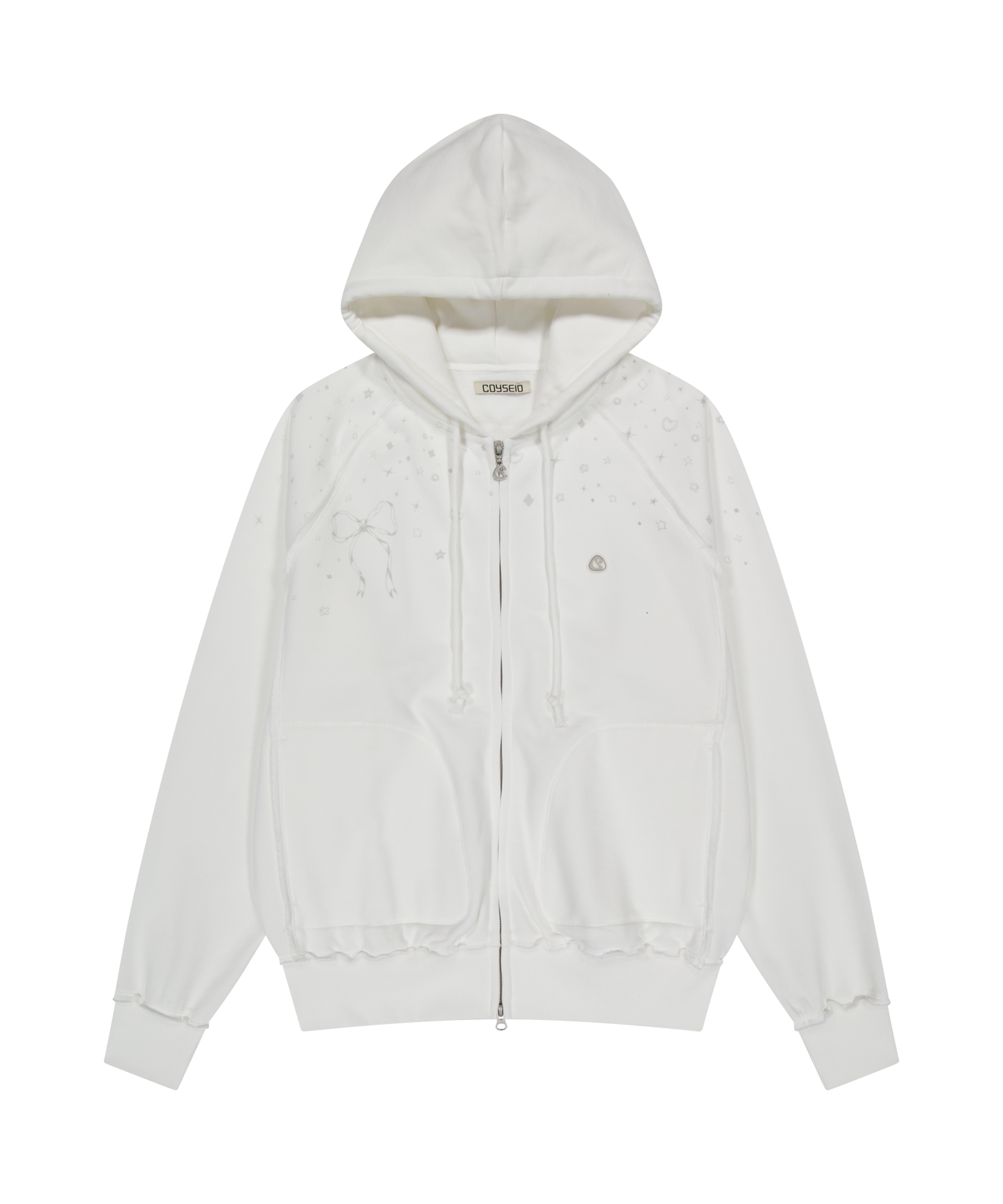 TWINKLE HOOD ZIP-UP MELANGE / 3 Color