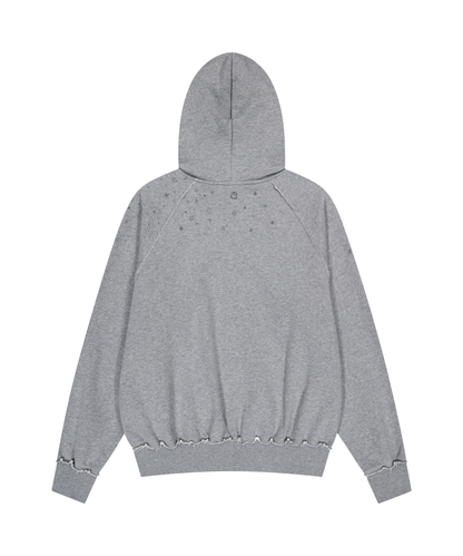 TWINKLE HOOD ZIP-UP MELANGE / 3 Color