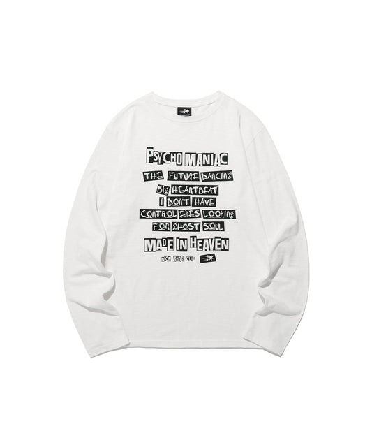 rock magazine l/s tee
[white]