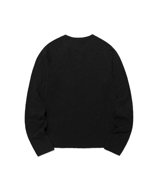 little ghost slim l/s tee
[black]