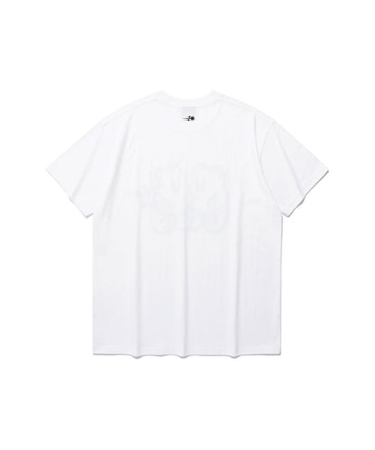 gummy bear&logo tee
[white]