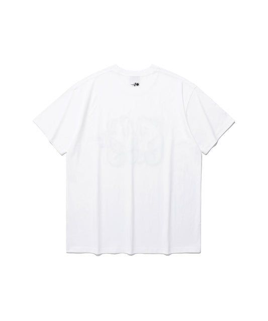 gummy bear&logo tee
[white]