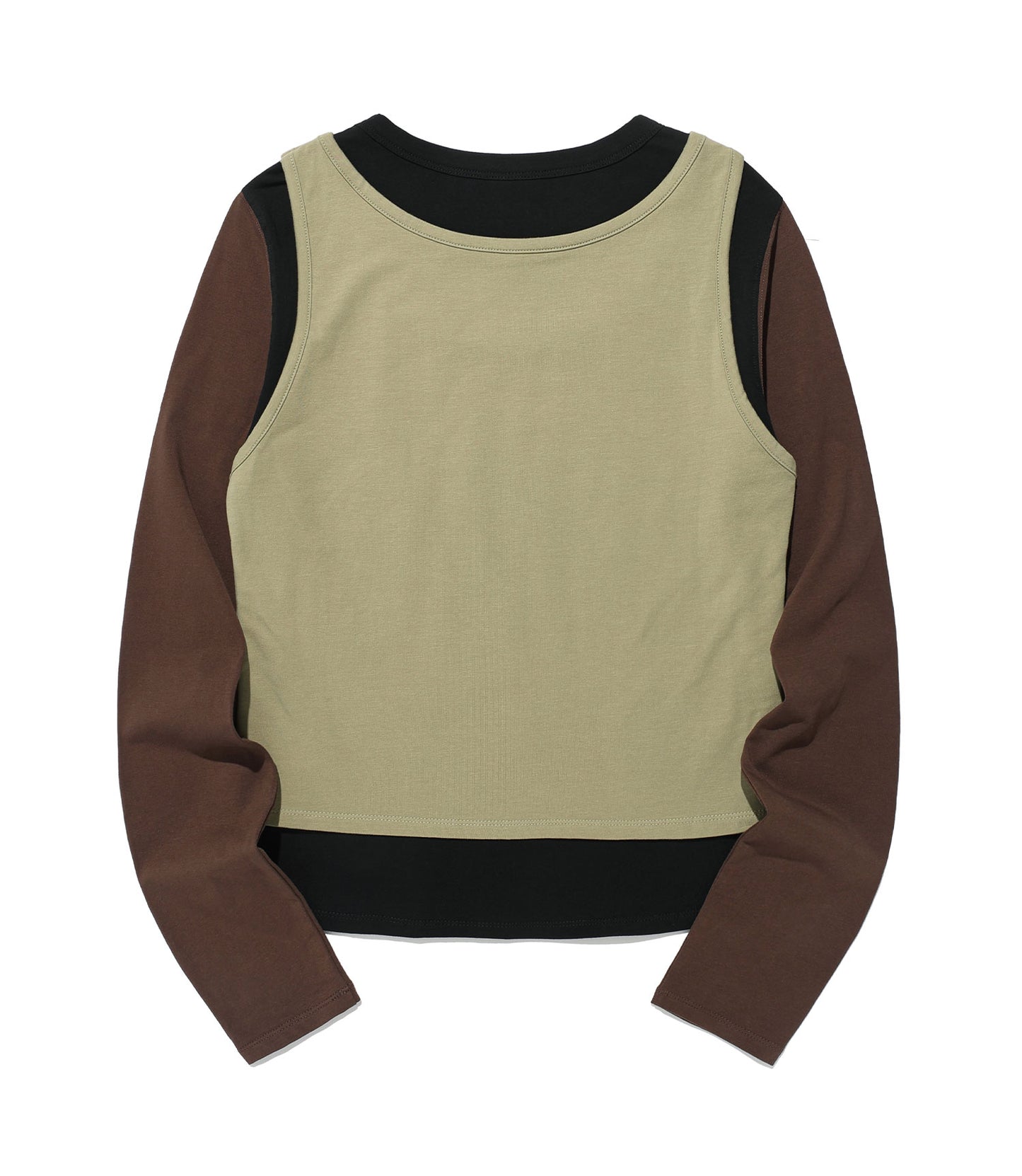 star pony sleeveles l/s tee
[khaki brown]