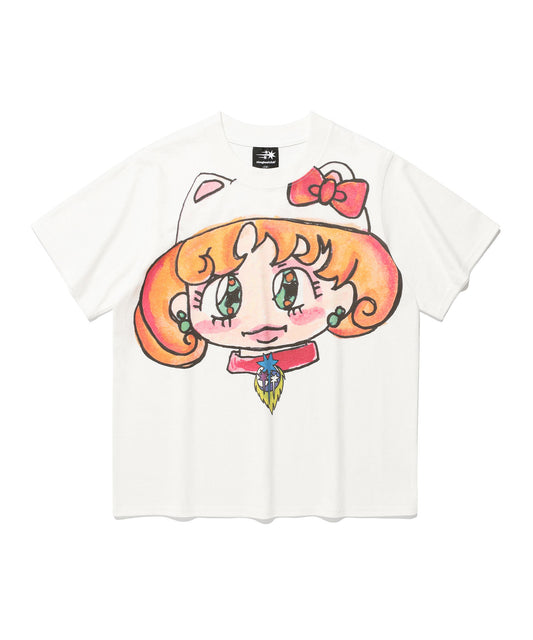 [x soulpusssy cat]ghostsoulgirl cat tee
[white]