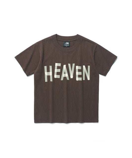 tape heaven mini tee
[brown]