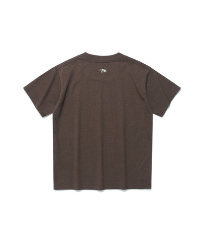 tape heaven mini tee
[brown]