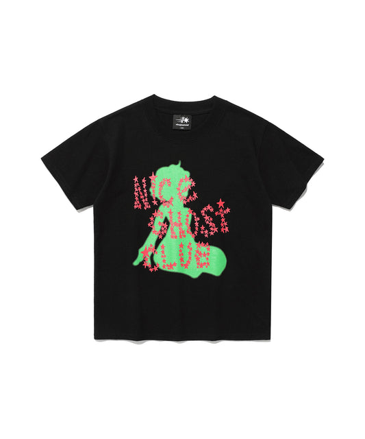 stars & silhouettes mini tee
[black]
