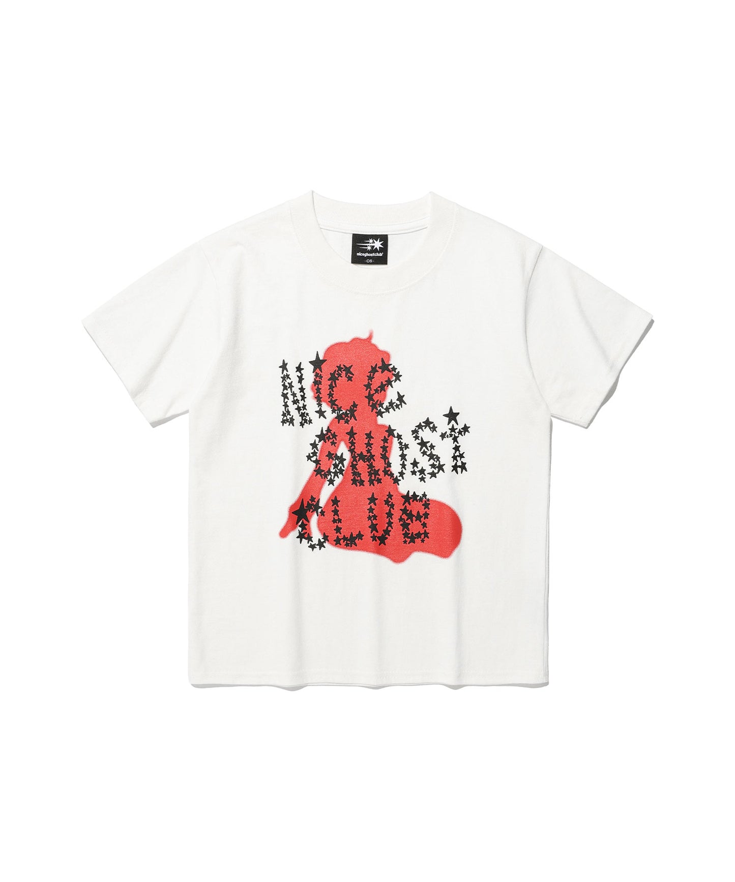 stars & silhouettes mini tee
[white]