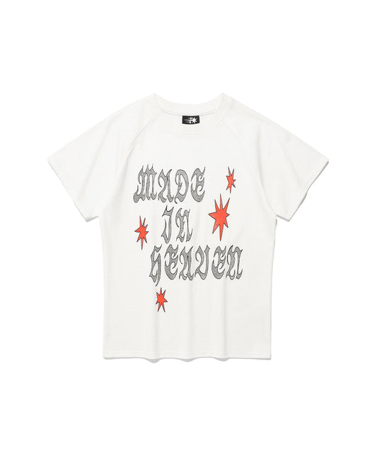 made in heaven raglan mini tee
[white]