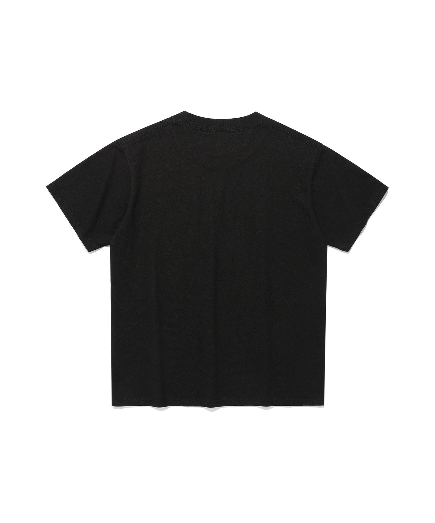 3stars symbol crop slim tee
[black]
