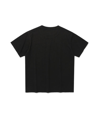 3stars symbol crop slim tee
[black]
