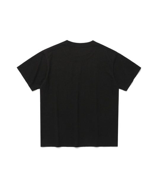 3stars symbol crop slim tee
[black]