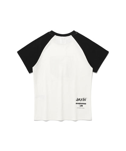junji ito maniac tomie raglan mini tee[white]