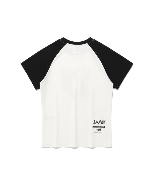 junji ito maniac tomie raglan mini tee[white]