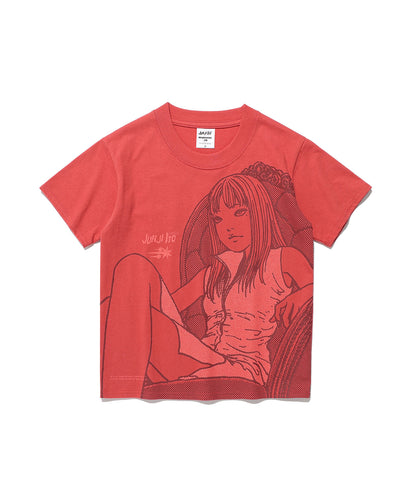 junji ito maniac tomie mini tee
[coral]