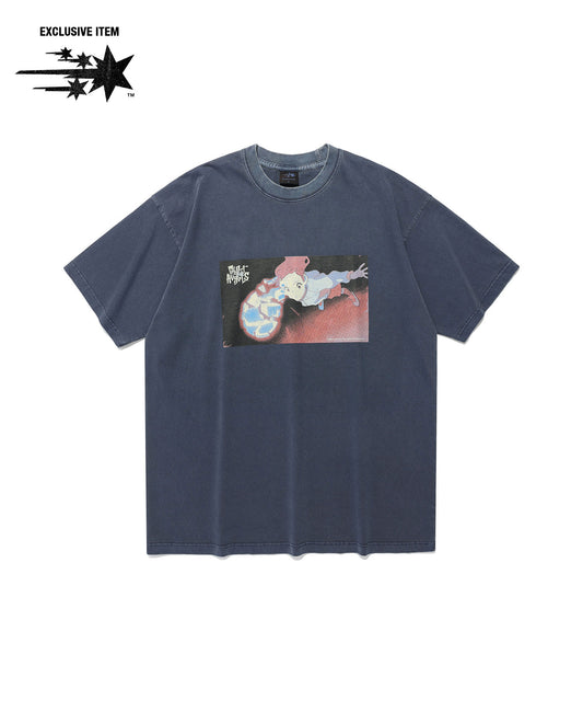 ghost angels scene pigment big big tee
[navy]