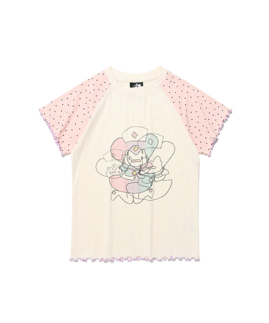 mimichan crying ffome tee
[ivory]